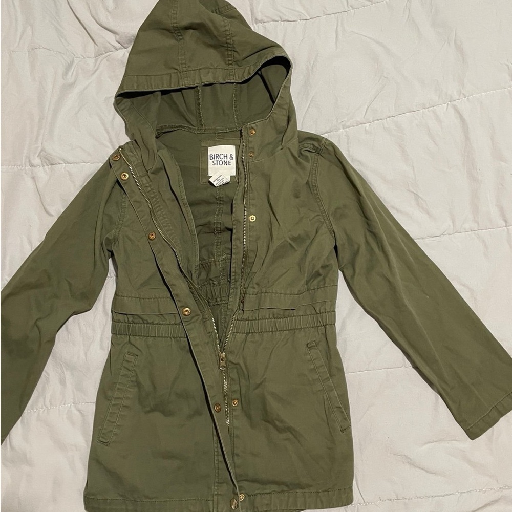 Birch & Stone Kids Olive Jean Jacket